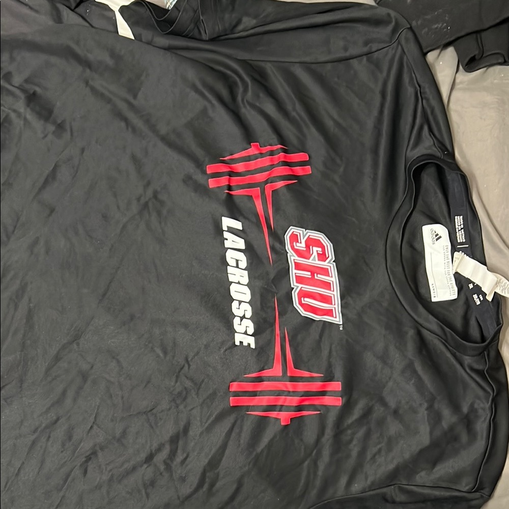 Adidas Black Lacrosse Shirt